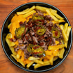Pommes frites mit Beef